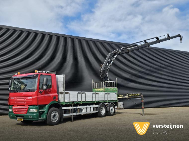 DAF CF 85.410 6x2 / HIAB 35 t/m crane / kran + REMOTE